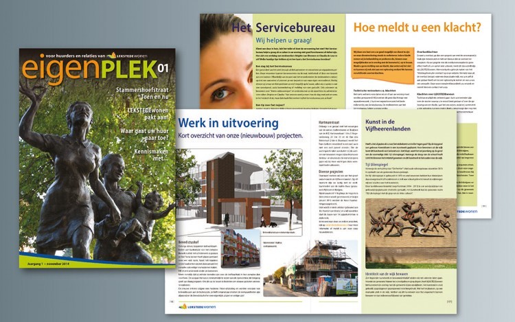 MAGAZINE EIGEN PLEK VORMGEVING PRODUCTIE